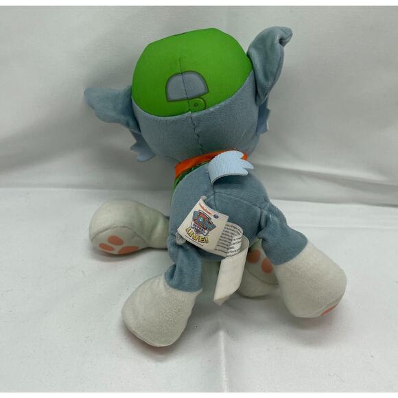 Paw Patrol Rocky Recycle Green Plush Stuffed Animal Nickelodeon 9" dog‎ - Picture 4 of 5